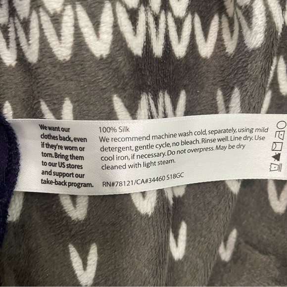 Eileen Fisher 100% Silk Purple Shift Dress Extra Small - Picture 4 of 7